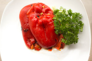Red Roasted Pepper Salad